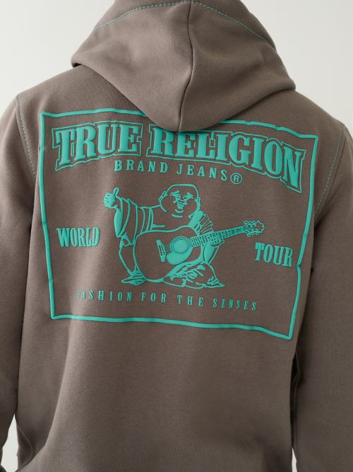 True Religion L/S Contrast Stitch Big T Fashion Hoodie Jacket - Paveme -  Shoplifestyle