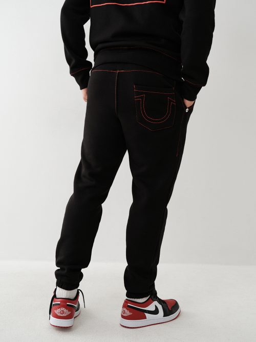 True religion best sale joggers black