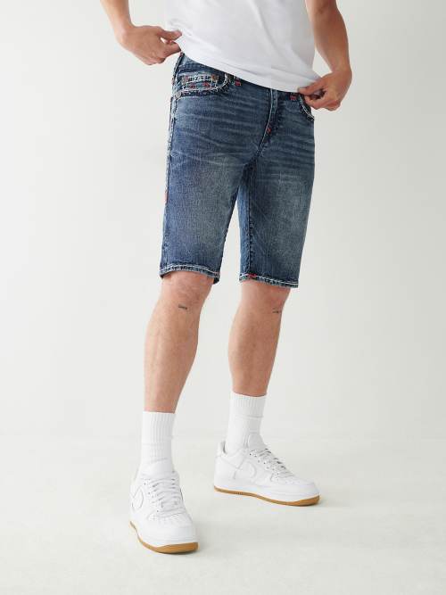 Men's true religion denim hot sale shorts