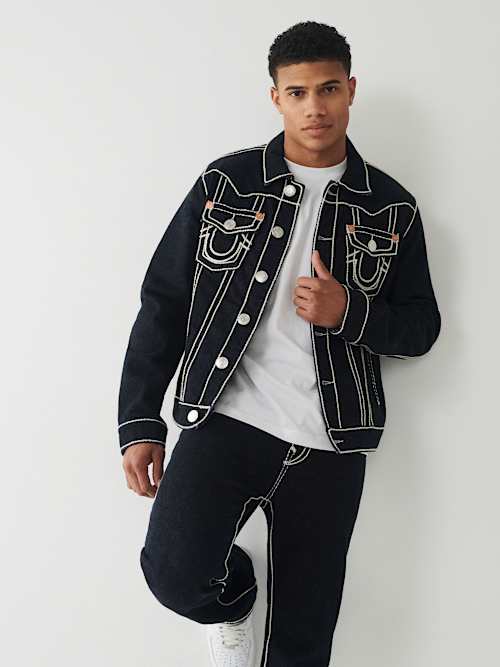 JIMMY ROPE STITCH DENIM JACKET