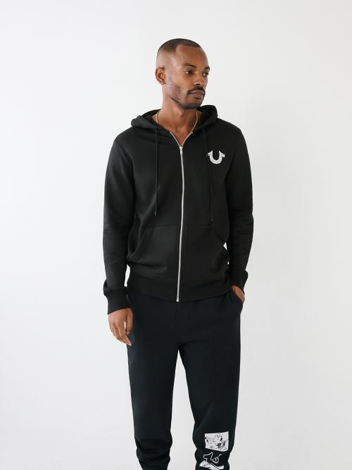 Mens true religion hoodie sale on sale