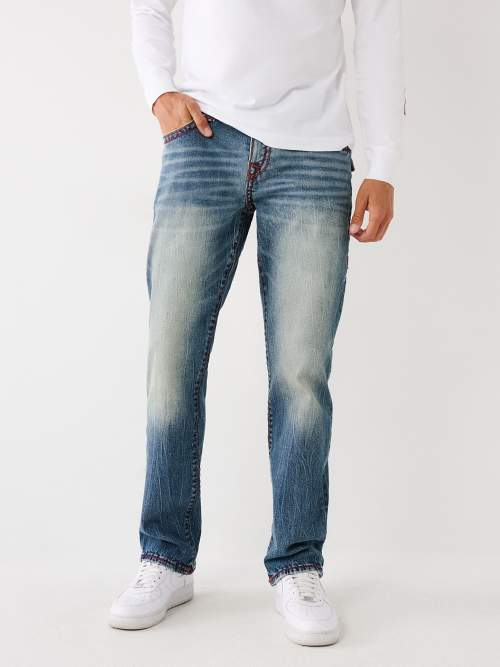 True Religion Men's Ricky Straight Leg Jean with Back Flap Pockets, GGJD  Last Call, 29 at  Men's Clothing store