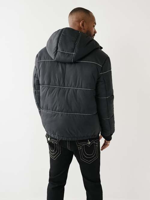 HS LOGO CHEVRON PUFFER VEST