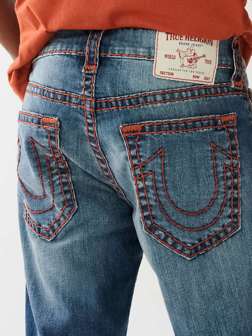 TRUE RELIGION BOYS KIDS JEANS SALE STAIGHT LEG SINGLE RNS NEW WITH