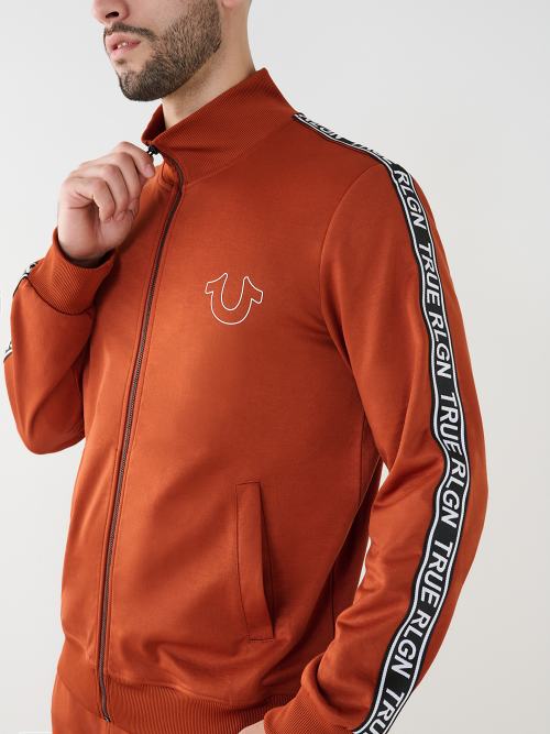TRUE LOGO TRIM TRACK JACKET