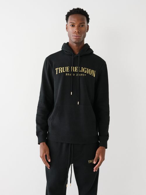 Gold true best sale religion hoodie