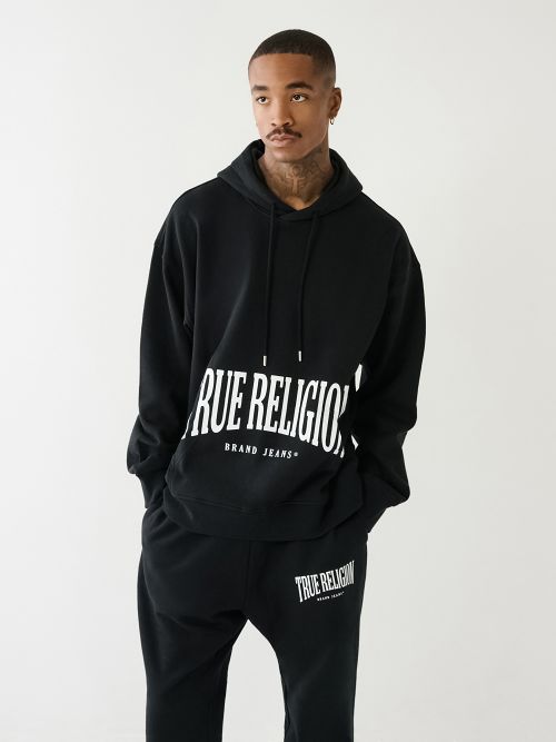 Red and white true best sale religion hoodie