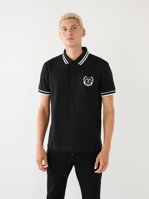 CAMISETA TIPO POLO CON LOGOTIPO