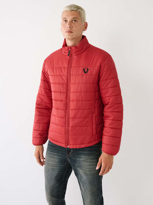 True religion 2025 red puffer jacket