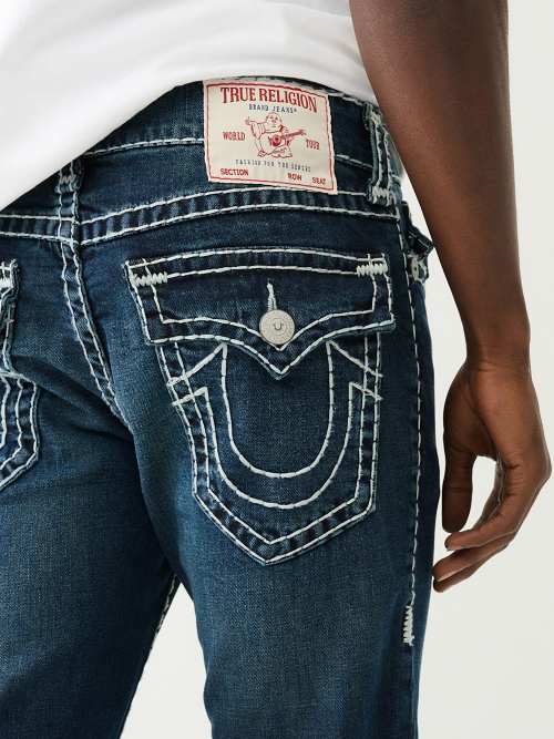 True Religion $229 Men's Rocco Relaxed Skinny Super T Jeans - 105556