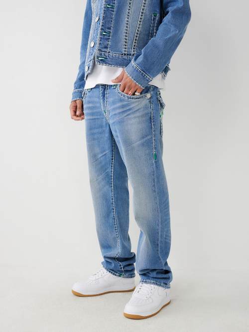 RICKY DOUBLE RAISED HS SUPER T STRAIGHT JEAN