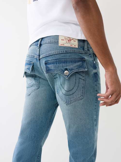 RICKY SINGLE NEEDLE FLAP STRAIGHT JEAN