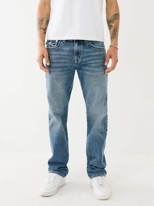 Men's True Religion Brand Jeans Straight Fit Jeans