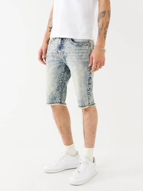 Rocco Acid Wash Raw Hem Short