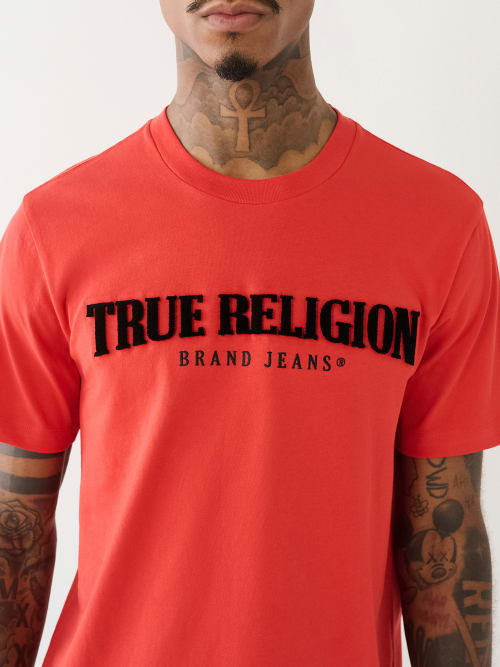 PILE ARCH TRUE RELIGION LOGO TEE