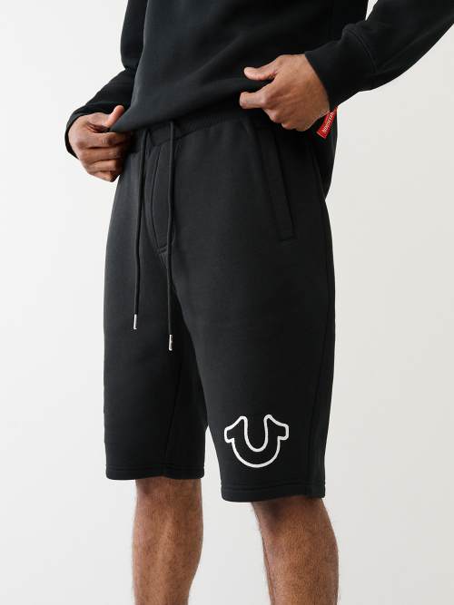 True religion store fleece shorts