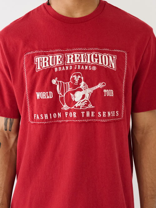 VINTAGE WORLD TOUR APPLIQUE TEE 