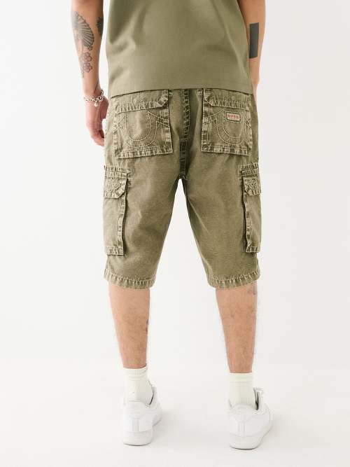 True religion best sale khaki shorts