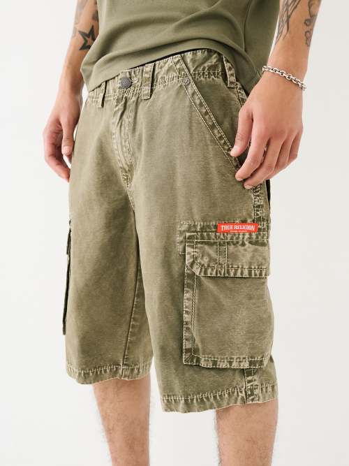 Clearance RYRJJ Men's Multi Pockets Cargo Shorts Elastic Waistband Relaxed  Fit Summer Casual Lightweight Outdoor Cotton Work Shorts(Green,M) 