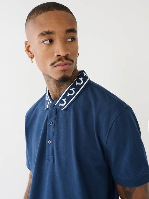 True religion collar store shirts