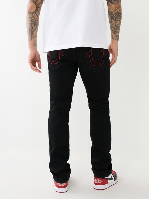 True religion jeans hot sale black and red