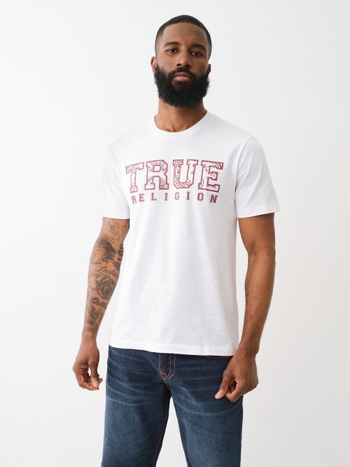 white true religion tee
