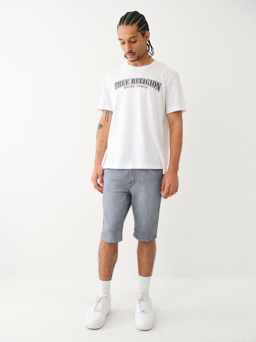 True religion grey shorts sales