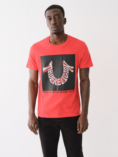 white red true religion shirt