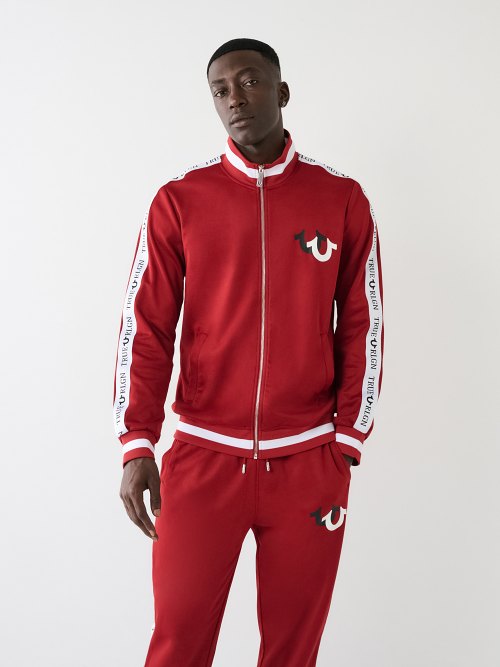 True religion deals sweat suit red