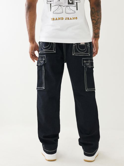 BAGGY BIG T DENIM CARGO PANT