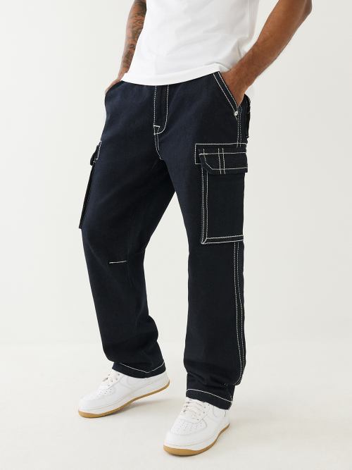 BAGGY BIG T DENIM CARGO PANT