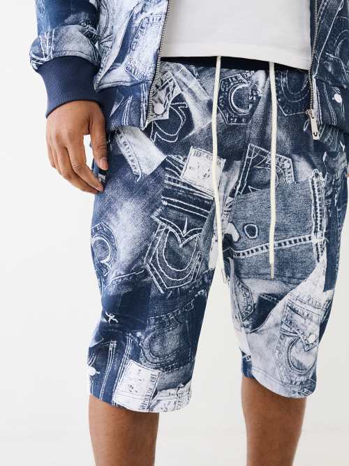  TR JEAN GRAPHIC FLEECE SWEAT SHORT