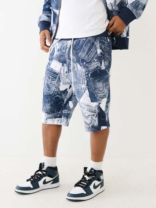  TR JEAN GRAPHIC FLEECE SWEAT SHORT