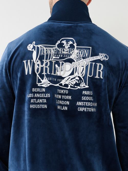 VELOUR WORLD TOUR TRACK JACKET