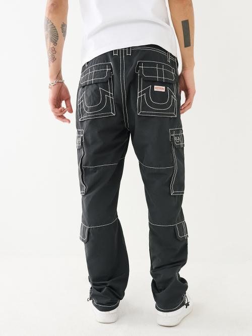 Y2k Stitch Wide Leg Black Cargo Pants Review Your Product Now