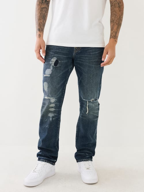  RICKY DISTRESSED FLAP STRAIGHT JEAN