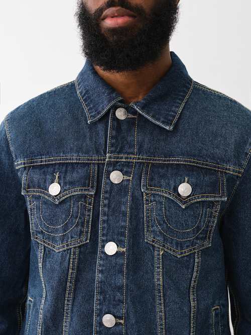 CHAQUETA DE CAMIONERO JESSE DE AGUJA SIMPLE