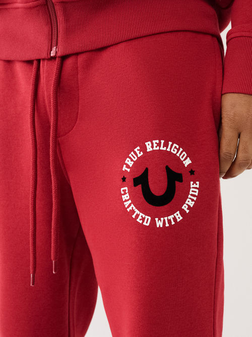 True religion best sale red joggers