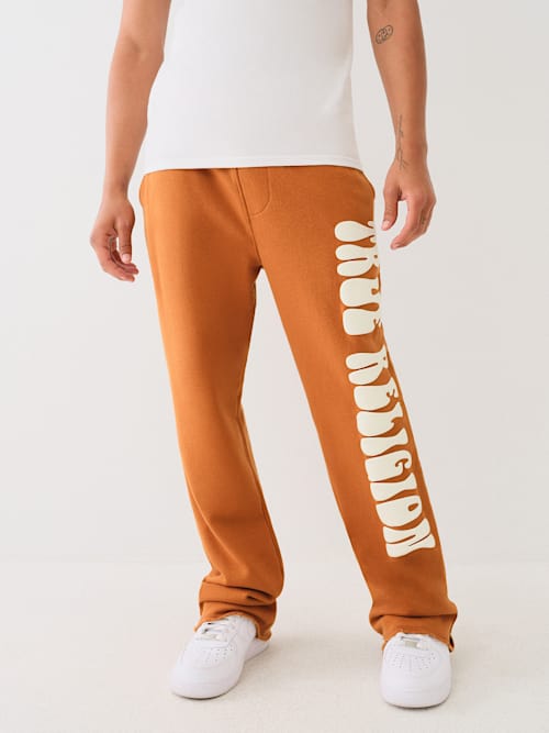 СПОРТИВНЫЕ БРЮКИ С НАБИВНЫМ РИСУНКОМ ИЗ СЛОЕНОГО МАТЕРИАЛА