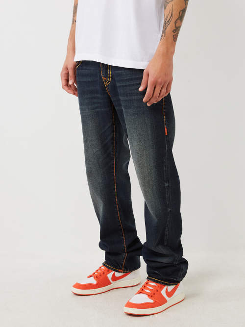  RICKY TRIPLE LOGO SUPER T STRAIGHT JEAN