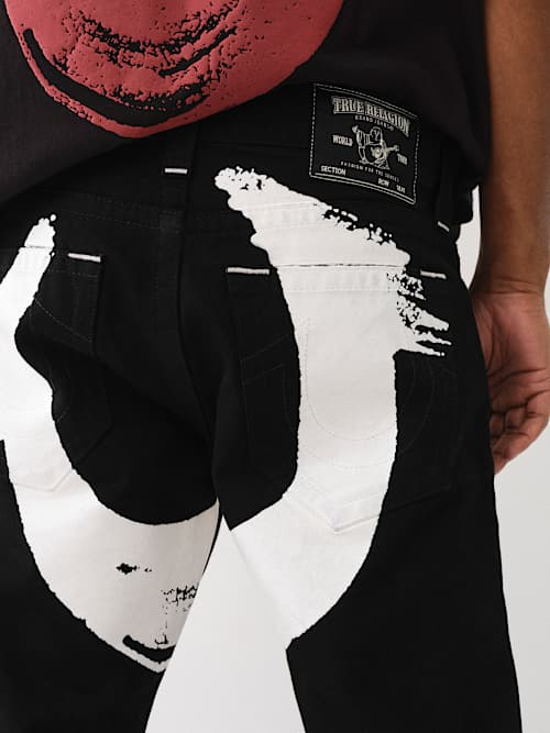 РИККИ РАСКРАСИЛ ДЖИНСЫ В ВИДЕ ПОДКОВЫ