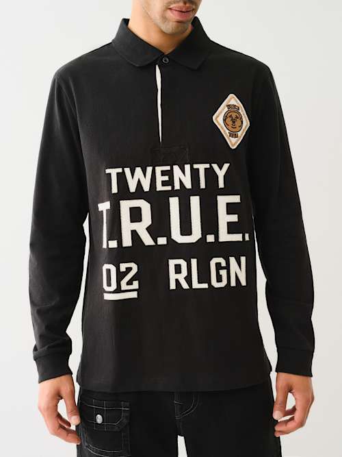 LONG SLEEVE LOGO POLO SHIRT