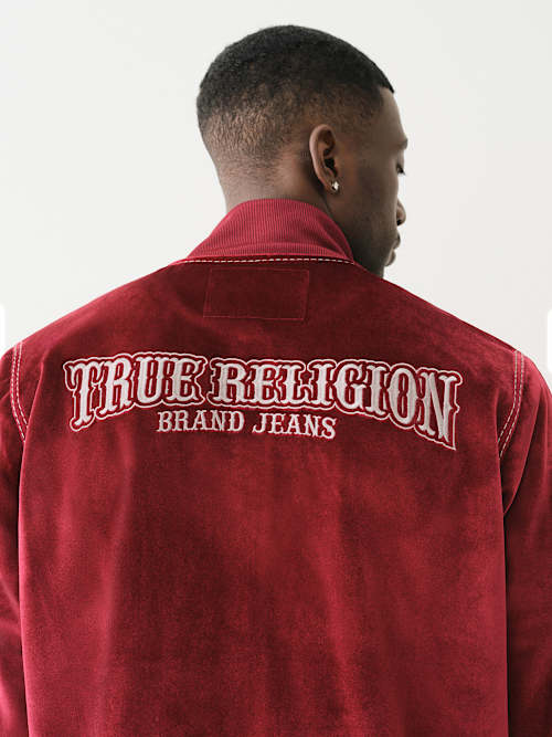 VELOUR BIG T ZIP JACKET