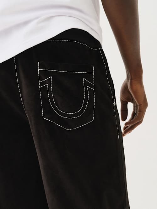 PANTALONES RECTOS DE TERCIOPELO POR URDIMBRE BIG T