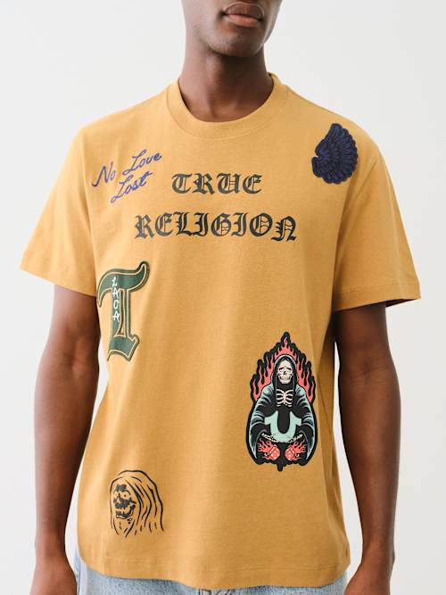 PATCH EMBROIDERY GRAPHIC TEE