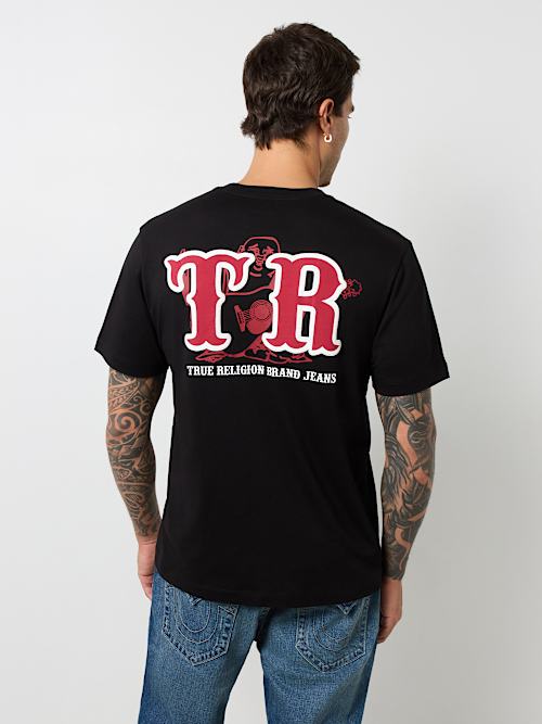 Burgundy shops true religion shirt