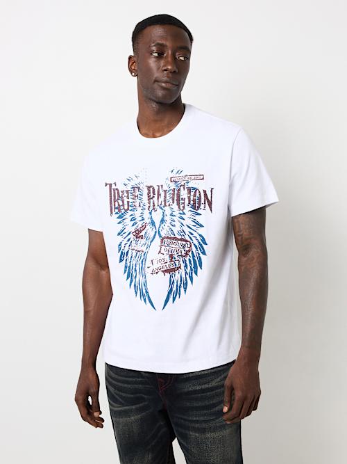 STUDDED TRUE WING TEE
