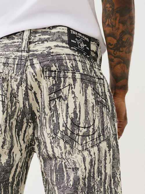 BOBBY JACQUARD BIG T BAGGY JEAN 32"