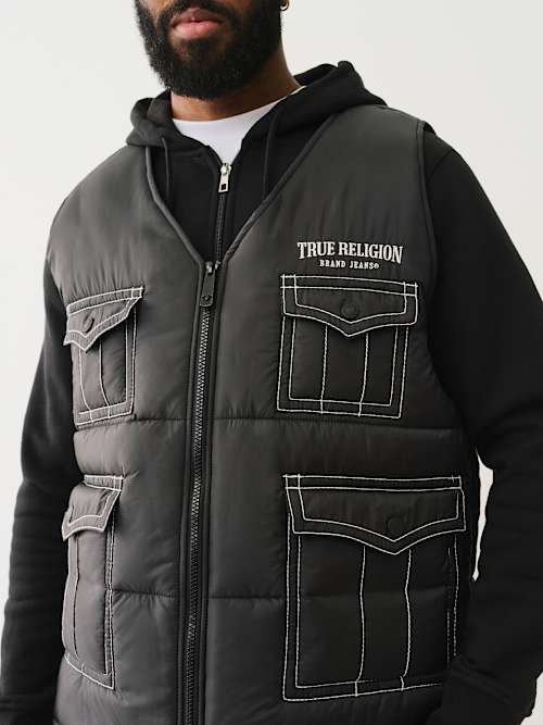 UTILITY BIG T PUFFER VEST