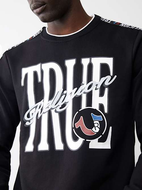 LOGO TAPING SWEATSHIRT